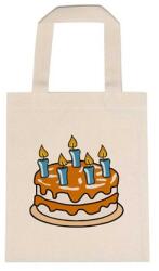  Óvodai jellel vászontáska 22x26, 3x0, 3cm méretben torta jel