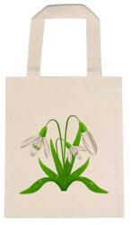  Óvodai jellel vászontáska 22x26, 3x0, 3cm méretben hóvirág jel