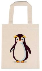  Óvodai jellel vászontáska 22x26, 3x0, 3cm méretben pingvin jel