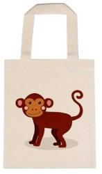  Óvodai jellel vászontáska 22x26, 3x0, 3cm méretben majom jel