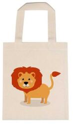  Óvodai jellel vászontáska 22x26, 3x0, 3cm méretben oroszlán bojtos farokkal jel