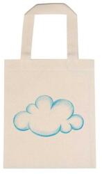  Óvodai jellel vászontáska 22x26, 3x0, 3cm méretben felhő jel