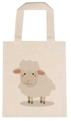  Óvodai jellel vászontáska 22x26, 3x0, 3cm méretben bárány rózsaszín füllel jel