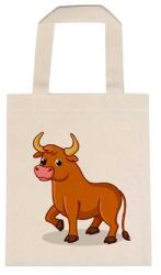  Óvodai jellel vászontáska 22x26, 3x0, 3cm méretben bika jel