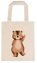  Óvodai jellel vászontáska 22x26, 3x0, 3cm méretben maci integető jel