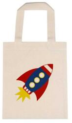  Óvodai jellel vászontáska 22x26, 3x0, 3cm méretben rakéta jel