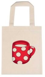 Óvodai jellel vászontáska 22x26, 3x0, 3cm méretben bögre piros jel
