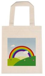  Óvodai jellel vászontáska 22x26, 3x0, 3cm méretben szivárvány jel
