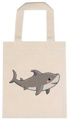  Óvodai jellel vászontáska 22x26, 3x0, 3cm méretben cápa jel