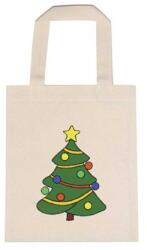  Óvodai jellel vászontáska 22x26, 3x0, 3cm méretben karácsonyfa jel