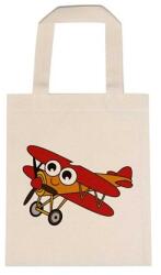  Óvodai jellel vászontáska 22x26, 3x0, 3cm méretben repülő sárga jel