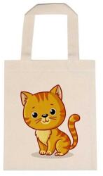  Óvodai jellel vászontáska 22x26, 3x0, 3cm méretben macska jel