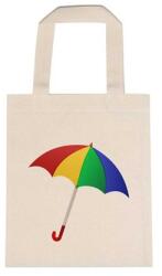  Óvodai jellel vászontáska 22x26, 3x0, 3cm méretben esernyő színes jel