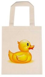  Óvodai jellel vászontáska 22x26, 3x0, 3cm méretben kacsa fekete szemű jel