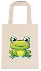  Óvodai jellel vászontáska 22x26, 3x0, 3cm méretben béka jel