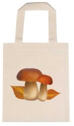  Óvodai jellel vászontáska 22x26, 3x0, 3cm méretben gomba barna jel