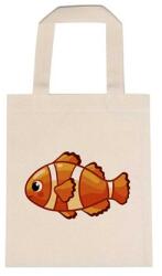  Óvodai jellel vászontáska 22x26, 3x0, 3cm méretben hal csíkos jel