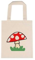  Óvodai jellel vászontáska 22x26, 3x0, 3cm méretben gomba piros jel