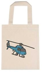  Óvodai jellel vászontáska 22x26, 3x0, 3cm méretben helikopter jel