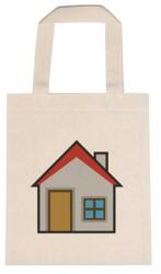  Óvodai jellel vászontáska 22x26, 3x0, 3cm méretben házikó A jel