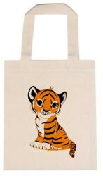  Óvodai jellel vászontáska 22x26, 3x0, 3cm méretben tigris jel