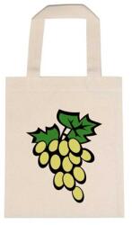  Óvodai jellel vászontáska 22x26, 3x0, 3cm méretben szőlő fehér jel