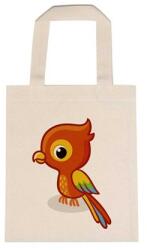  Óvodai jellel vászontáska 22x26, 3x0, 3cm méretben papagáj jel