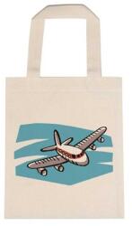  Óvodai jellel vászontáska 22x26, 3x0, 3cm méretben repülő szürke jel