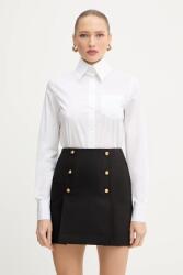 KARL LAGERFELD ing gyapjúkeverékből galléros, fehér, regular, A4W11038 - fehér 38