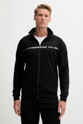 HUGO BOSS pamut melegítőfelső fekete, nyomott mintás, 50550561 - fekete M