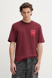 HUGO pamut póló - burgundia M - answear - 15 690 Ft