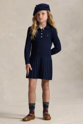 Ralph Lauren gyerek pamutruha sötétkék, mini, harang alakú, 312978841001 - sötétkék 102-108