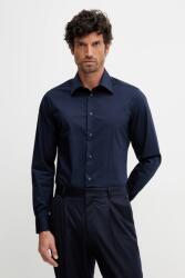 Benetton ing galléros, sötétkék, regular, 551MUQ049 - sötétkék XXL