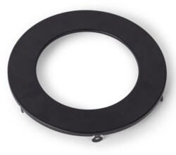 Avide 12W alu panel keret fekete kerek Avide (AVI ACRPXX R 12W ALU ERB)