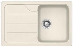 SCHOCK Formhaus D-100S Cristalite Vanilla gránit mosogatótálca, szifonnal, vanilia, beépíthető (6426980541892)