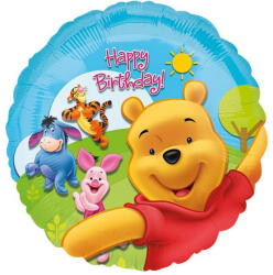 EU Micimackó és barátai, HB, fólia lufi, gömb, 45 cm