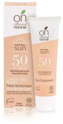 Officina Naturae Cremă de protecție solară tonifiantă pentru față SPF 50 Neparfumată 30 ml