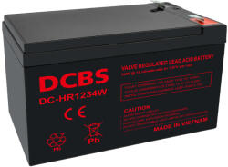 DCBS DC-HR1234W 12V 9Ah szünetmentes UPS akkumulátor (DC-HR1234W/12V9AH)
