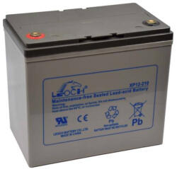 Leoch XP12-210 12V 55Ah zárt gondozásmentes HighRate AGM akkumulátor (XP12-210)