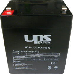 UPS MC4-12 12V 4Ah zselés ólom akkumulátor gondozásmentes (MC4-12)