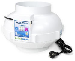 Prima Klima Prima Klima ventilátor PK200-ECblue 200 mm - 1350 m3/h, EC motor