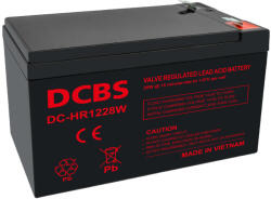 DCBS DC-HR1228W 12V 7Ah szünetmentes UPS akkumulátor (DC-HR1228W/12V7AH)
