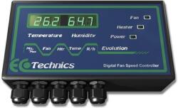 Ecotechnics Evolution Digitális fordulatszám-szabályzó (max. terhelés 2×6 A)