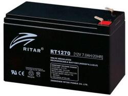 Ritar RT1270 12V 7Ah zselés akkumulátor T1 (RT1270ES-F1)