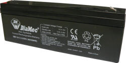 DIAMEC DM12-2.2 12V 2.2Ah zselés ólom akkumulátor gondozásmentes (DM12-2.2)
