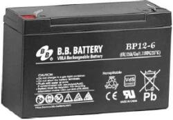 B. B. Battery BP12-6 6V 12Ah zárt, gondozásmentes AGM akkumulátor