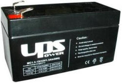 UPS MC1.3-12 12V 1.3Ah zselés ólom akkumulátor gondozásmentes (MC1.3-12)