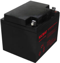 SICBAT SGP40-12 12V 40Ah ipari zárt ólomakkumulátor (SGP40-12/12V40AH)