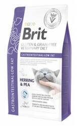 Brit GF Veterinary Diets CAT Gastrointestinal Low Fat gyógytáp macskáknak 5kg - pegazusallatpatika