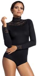 Hamana Moments garbós body, fekete, csipkés, XL